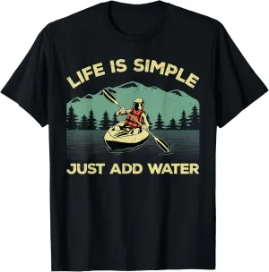 Unique Kayak Gift Oar Kayaking Accessories & Stuff Funny Kayaking Design For Men Women Paddling Canoeing Lover T-Shirt