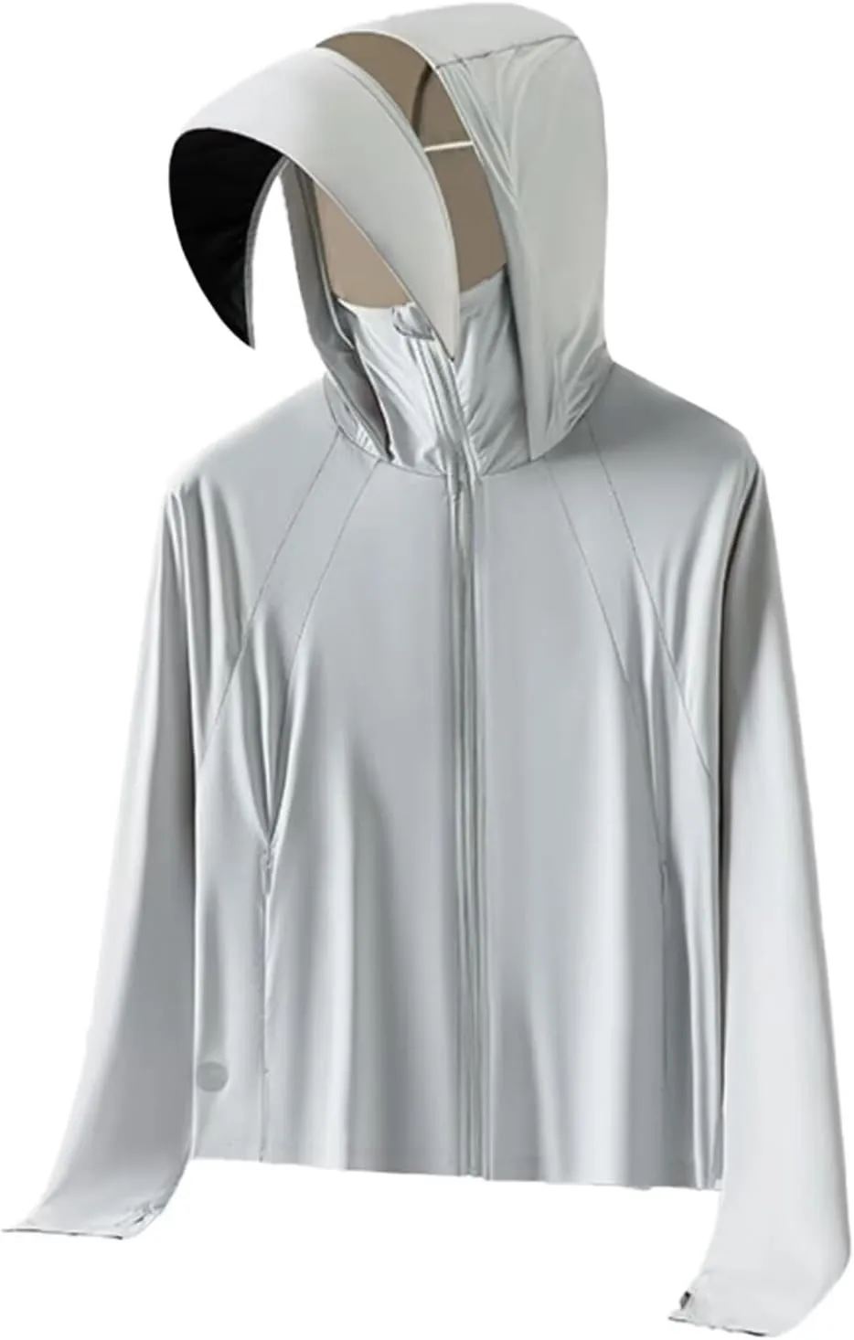 UPF 50  UV Women's Sun Protective Jacket Full Zip Sun Protection Clothing Lightweight Long Sleeve Hoodie Sun Shirt