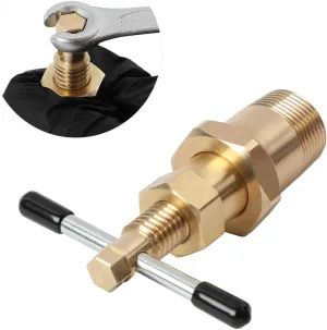 Upgraded Compression Ring Removal Tool Not Damage Copper Pipes/Brass Nuts Ferrule Puller for NPT 1/2” 3/4” Pipe Olive Puller Removal Tool Anti-Rust Ferrule Removal Tool Compression Sleeve Puller