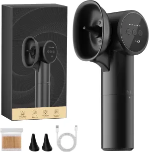 Upgraded Ear Wax Removal with Dual Tank, Wash & Dry 2-in-1, 160ml*2 Large Capacity Tank & 5 Pressure Modes, Ecleen Ear Cleaner Kit with USB-C Cable for Ear Cleaning & Ear Drying