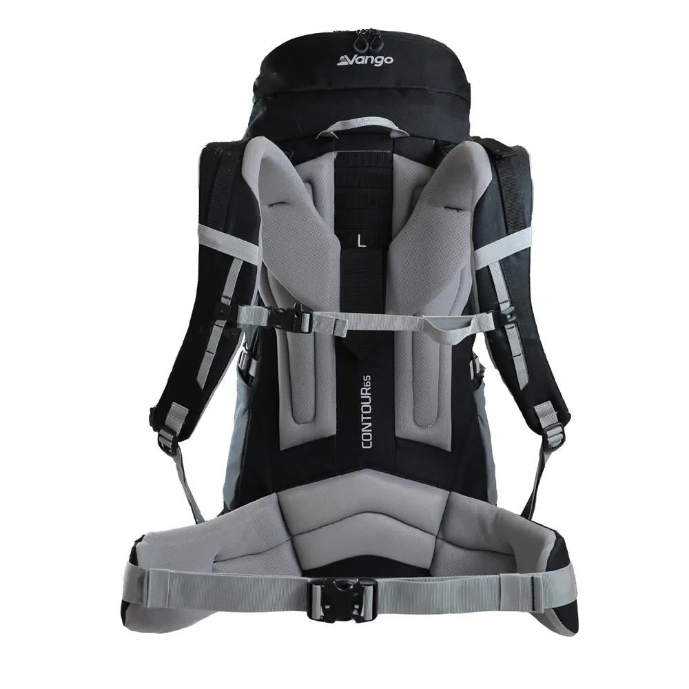 Vango Contour 65 Black Rucksack Backpack