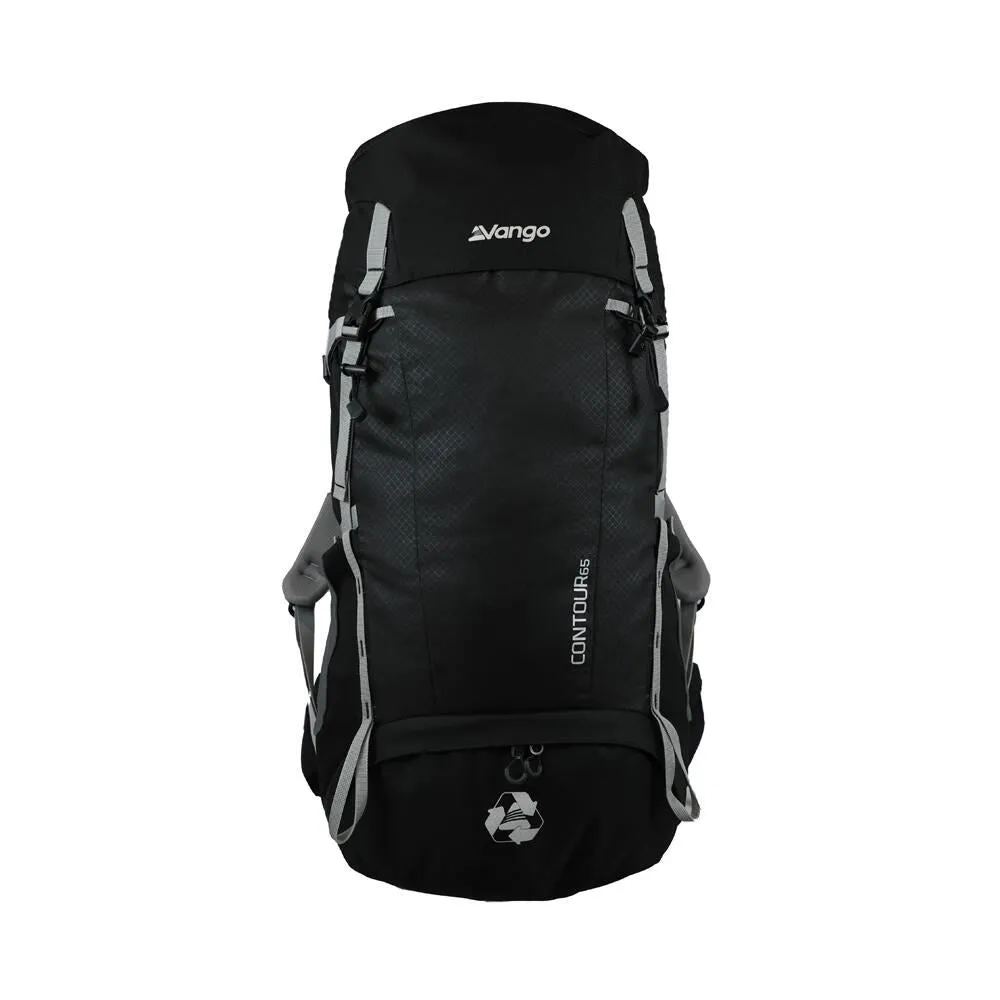 Vango Contour 65 Black Rucksack Backpack
