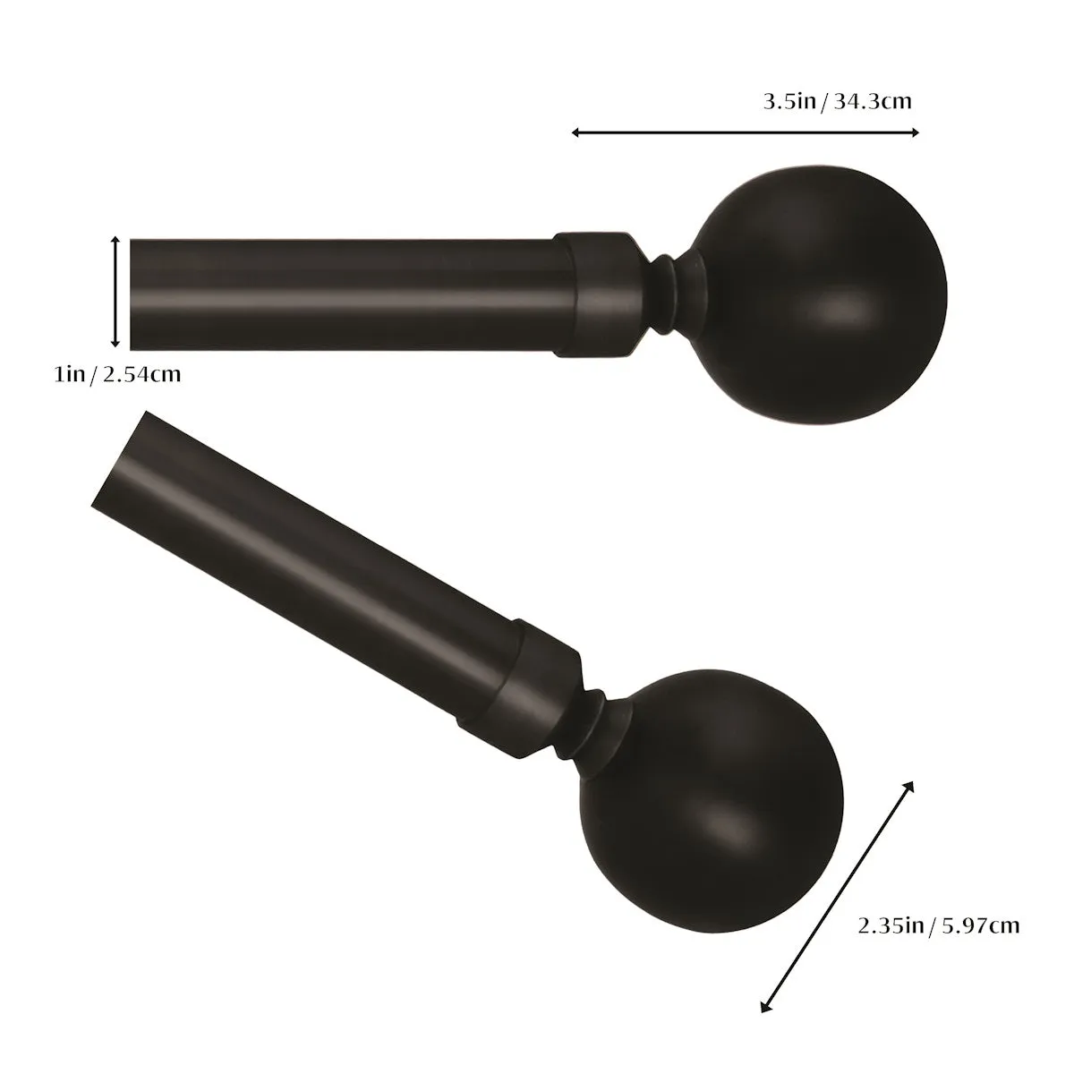 Versailles Lexington Decorative Ball Rod Set