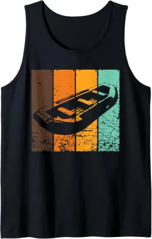 Vintage Boat Whitewater Rafting Rafter Raft Tank Top
