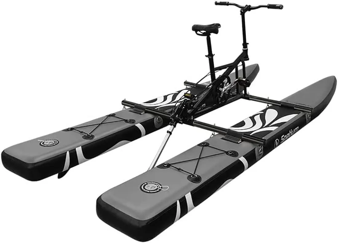Water Bikes, SUP Water Sports Touring Kayaks, Inflatable Pedal Boat,Inflatable Fishing Boat Pedal Kayak Release Your Hand end Enjoy Fun Water