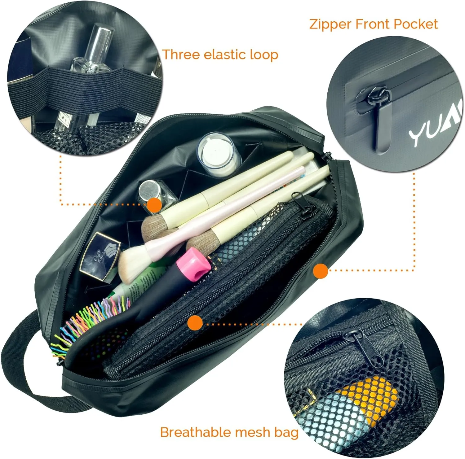 Waterproof Bag for Travel, Waterproof Toiletry Bag for Men, Dopp Kit Travel Essentials Shaving Storage Pouch Leak Proof Hanging Organizer Case for Travel, Beach, Kayaking, Boating