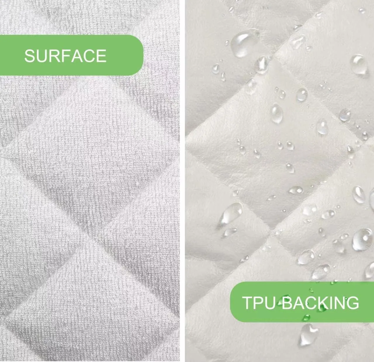 Waterproof Bassinet Mattress Protector Compatible with Koolababy, Maxi-COSI Iora/Swift, HARPPA and BabyBond Baby Bassinet, 2 Pack, Ultra Soft Viscose Made from Bamboo Surface, 19" x 33"