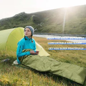 Waterproof Sleeping Bag | 41°F–68°F Lightweight & Durable Design