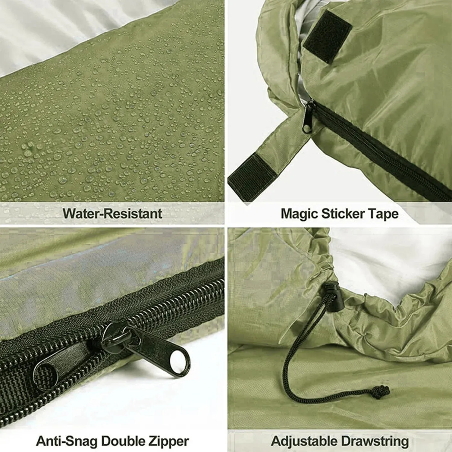 Waterproof Sleeping Bag | 41°F–68°F Lightweight & Durable Design