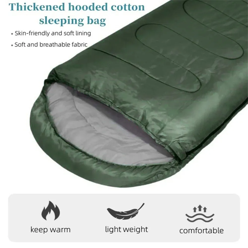 Waterproof Sleeping Bag | 41°F–68°F Lightweight & Durable Design