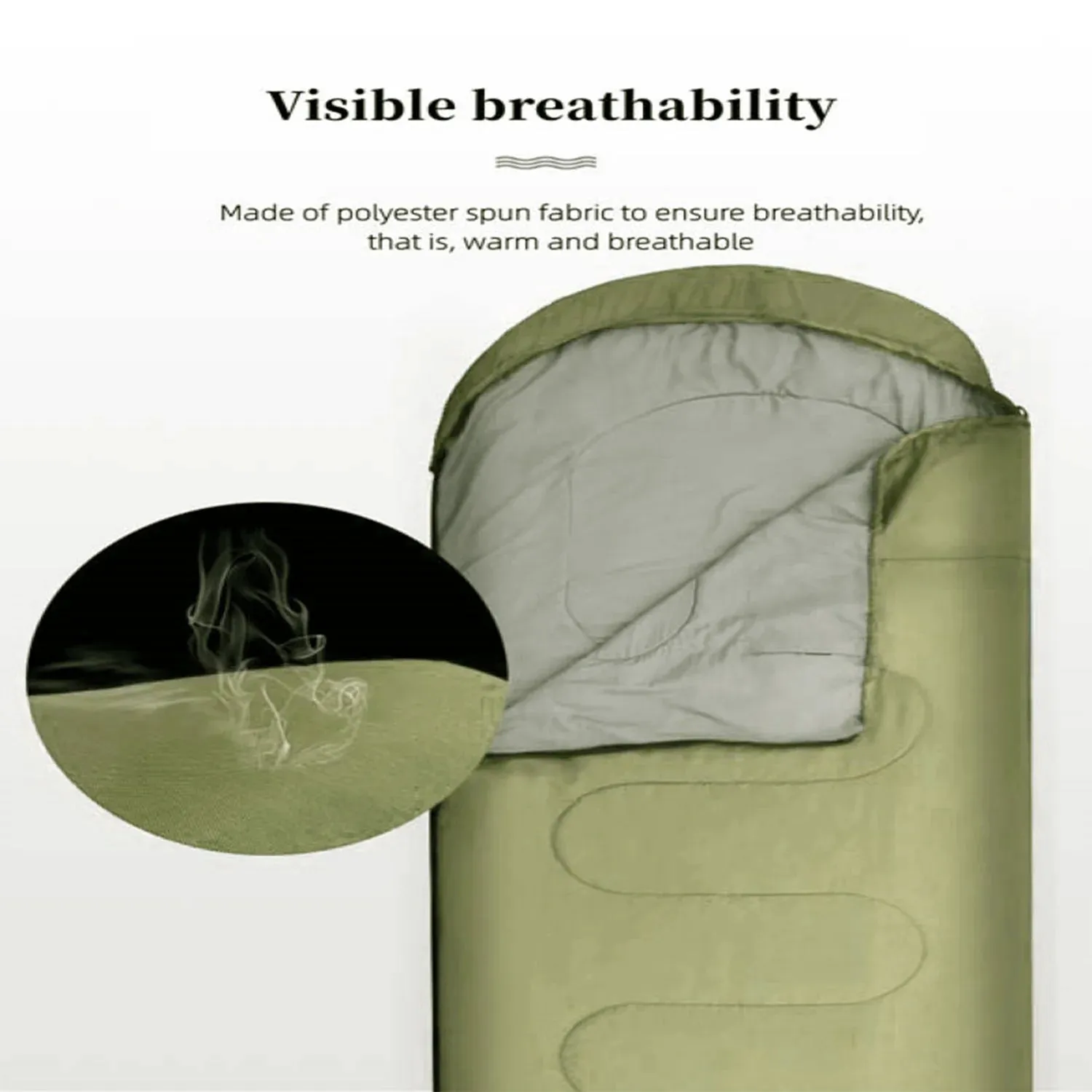 Waterproof Sleeping Bag | 41°F–68°F Lightweight & Durable Design