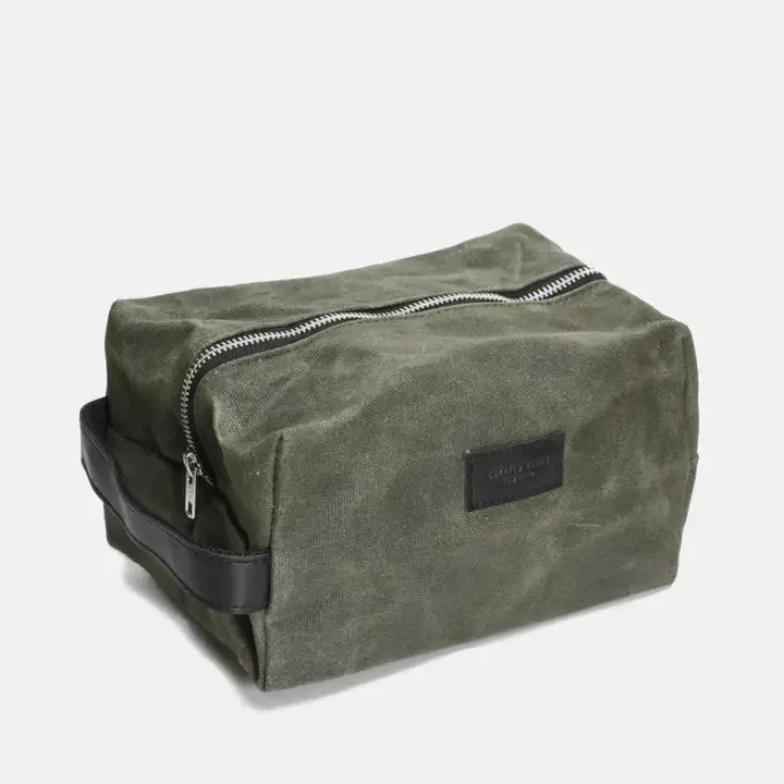 Waxed Cotton Dopp Kits
