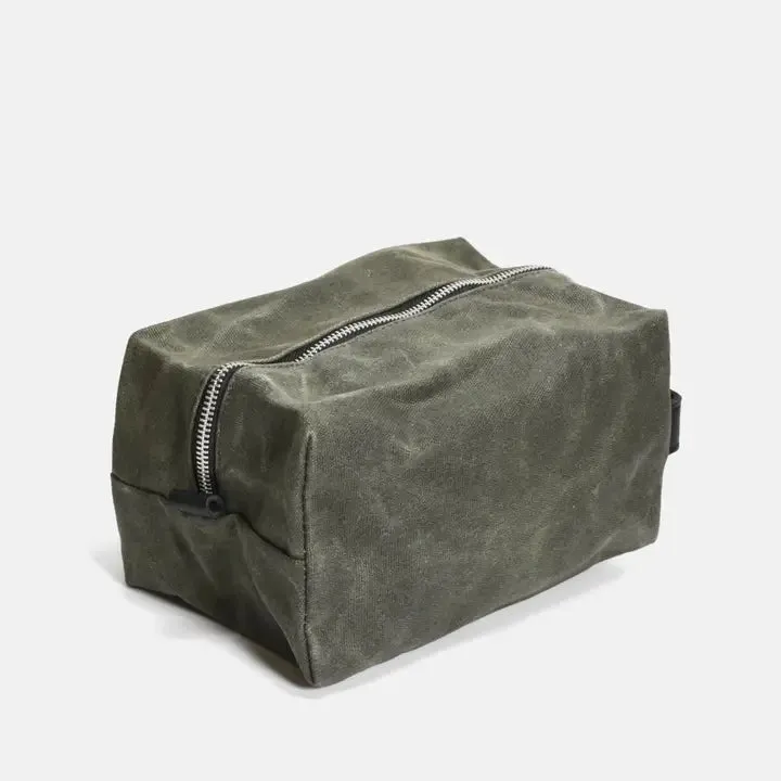 Waxed Cotton Dopp Kits