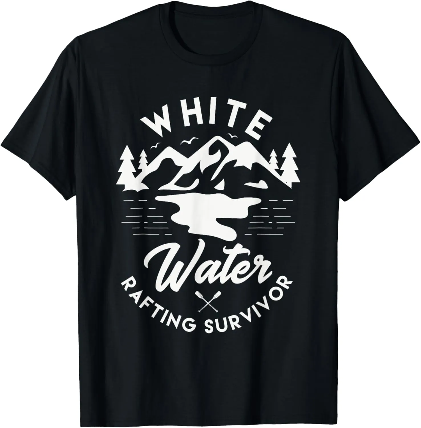 White water rafting survivor Design for a Rafting fan T-Shirt