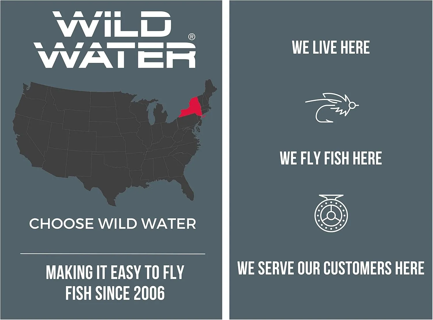 Wild Water Fly Fishing AX Series Fly Rod | IM8 Graphite Blank | 3/4/5/6/7/8/9/10/12 wt Rods | 5’6”/7/8/9/10/11 ft | Lightweight Pole Medium Fast Action