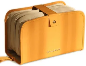 Women Travel Makeup Bag, PU Leather Cosmetic Shaving Bags for Toiletries, Full Sized Makeup Organizer, Girls Gift (Color : A, Size : 25 * 11 * 15cm) (A 25 * 11 * 15cm)