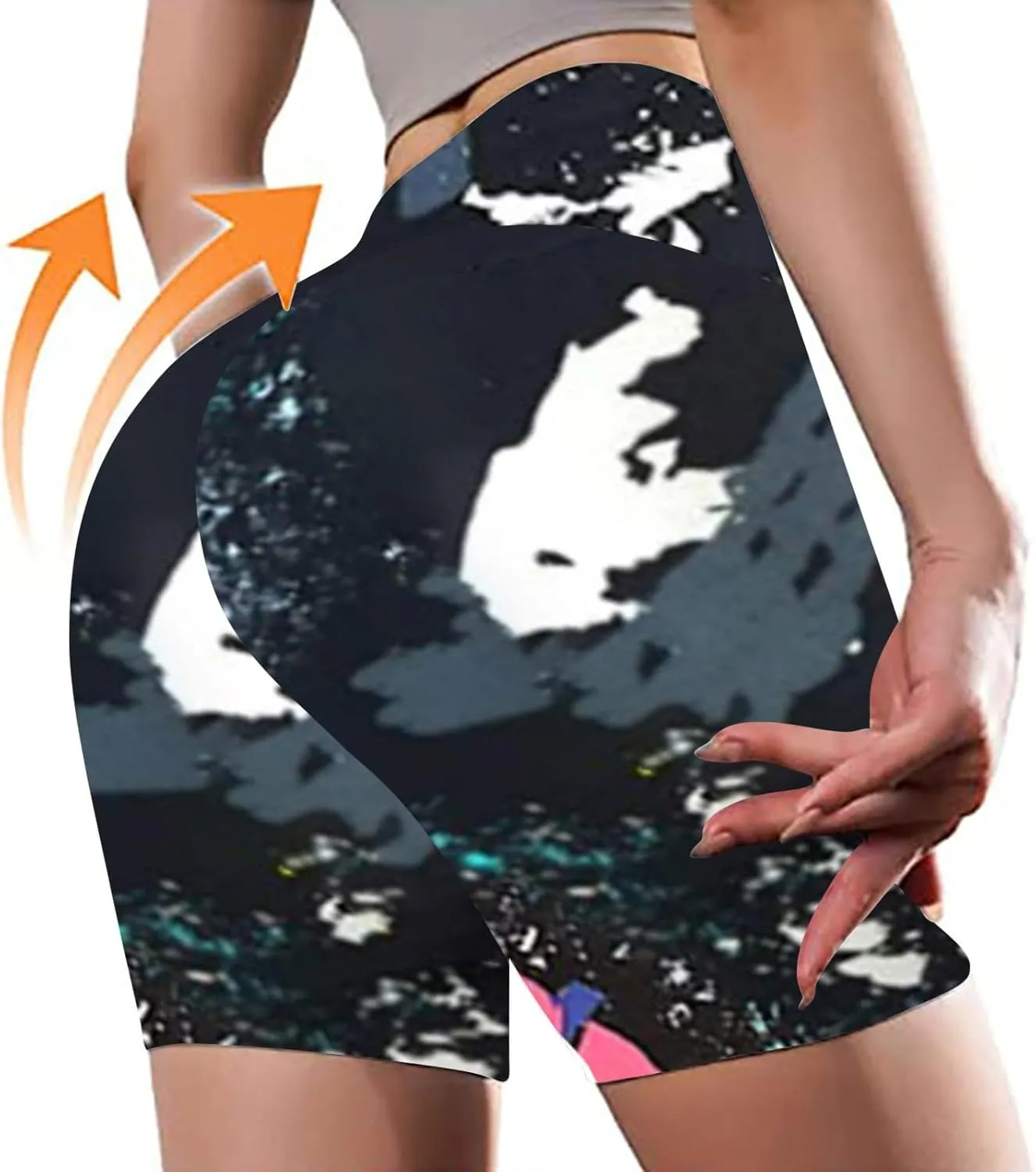 Women Workout Impact Shorts Women's Fitness Yoga Shorts High Waist Women's Dance Volleyball Hip Lifting Shorts