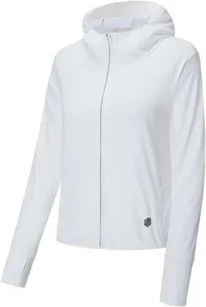 Women's UPF 50  Sun Shirt Solid Color Long Sleeve Lightweight Hoodie UV Protection Clothing Hiking Fishing Outdoor