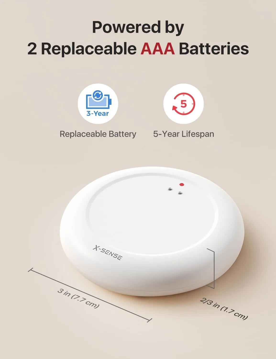 X-Sense Wi-Fi Water Leak Detector Kit, Smart Water Sensor Alarm with App Alerts and Ultra-Slim Design, Water Alarm Leak Detector for Basements, 4 Water Sensors and 1 Base Station, Model SWS0A41