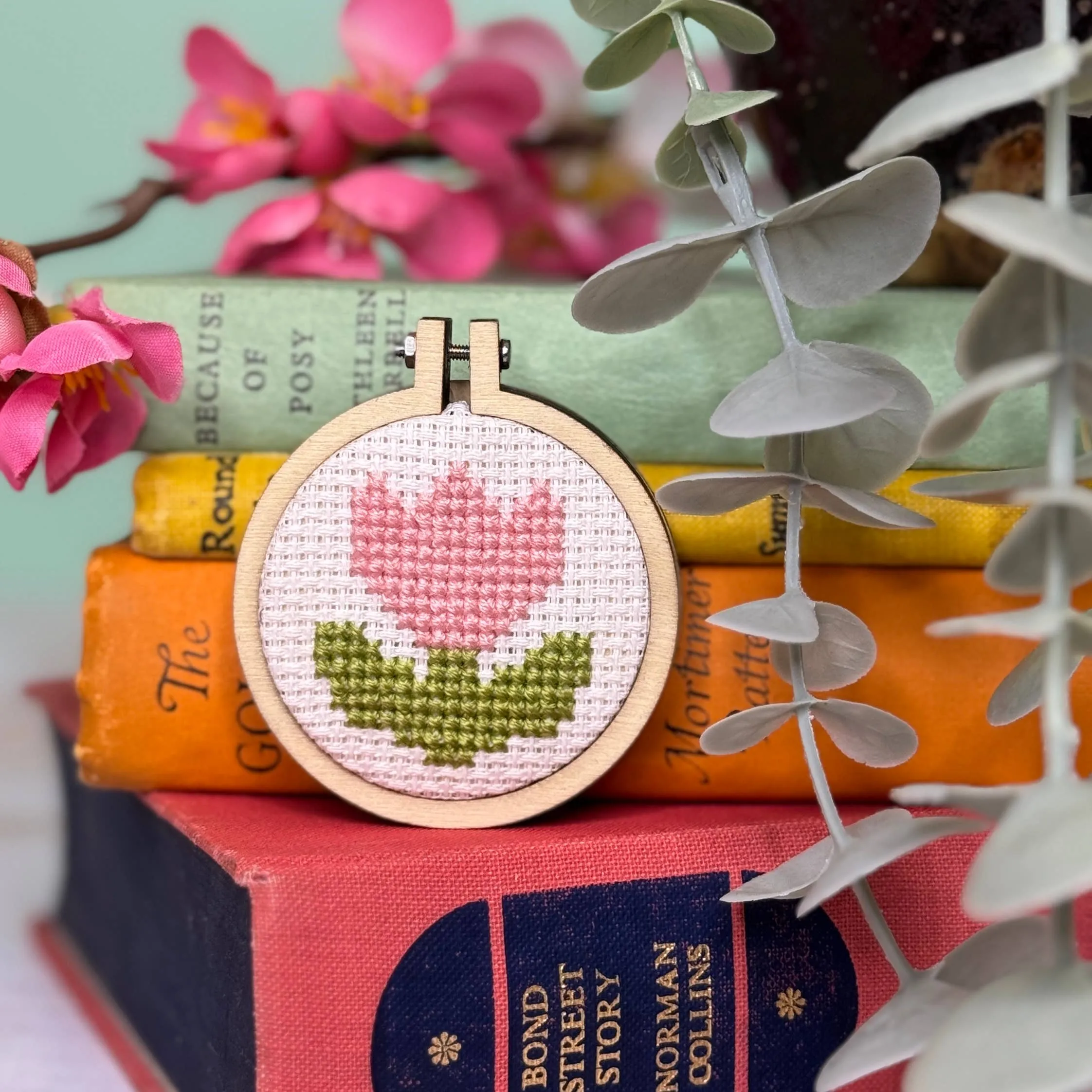 'You're Blooming Lovely!' Mini Matchbox Cross Stitch Ki