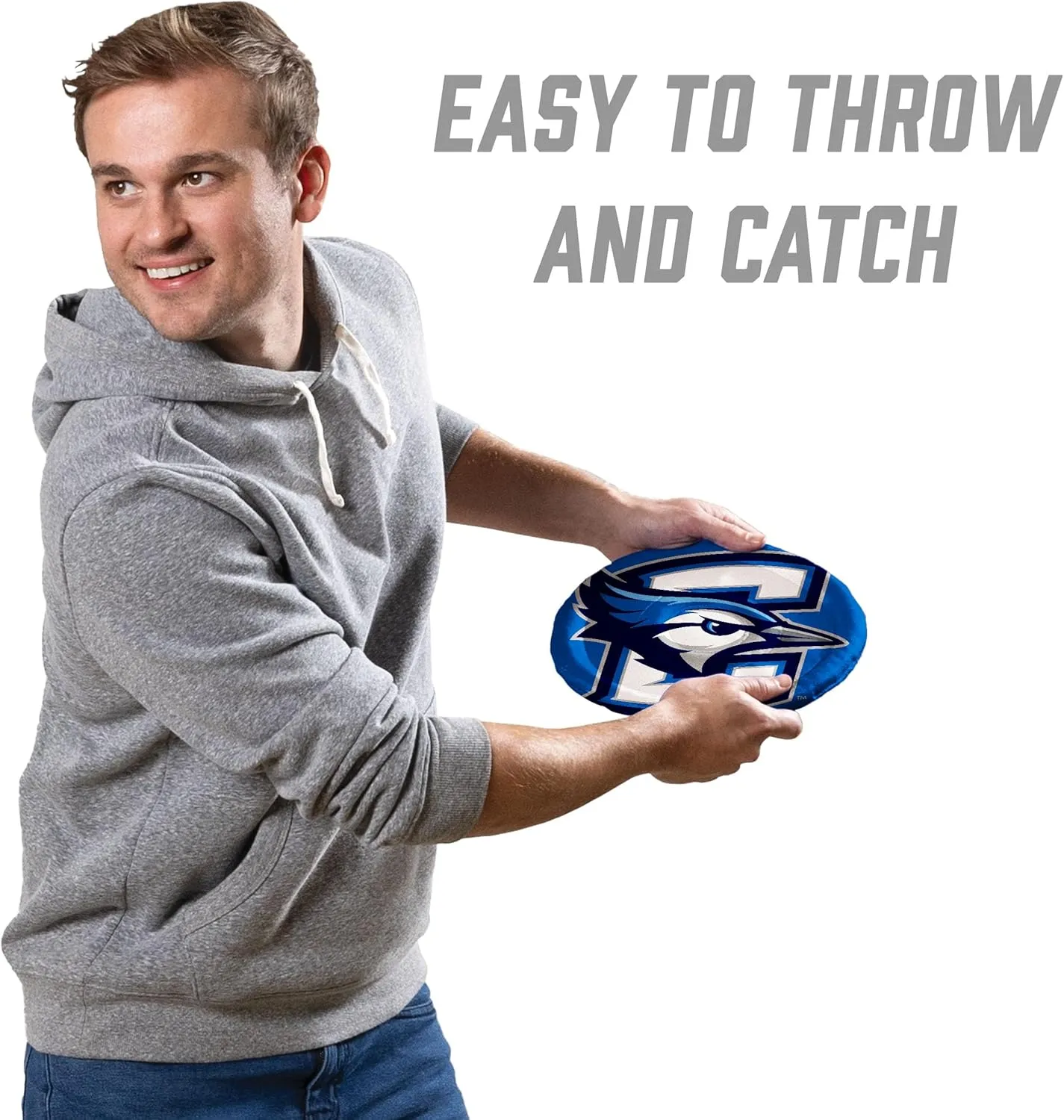 YouTheFan NCAA Creighton Bluejays Flimzee Bean-Bag Flying Disc