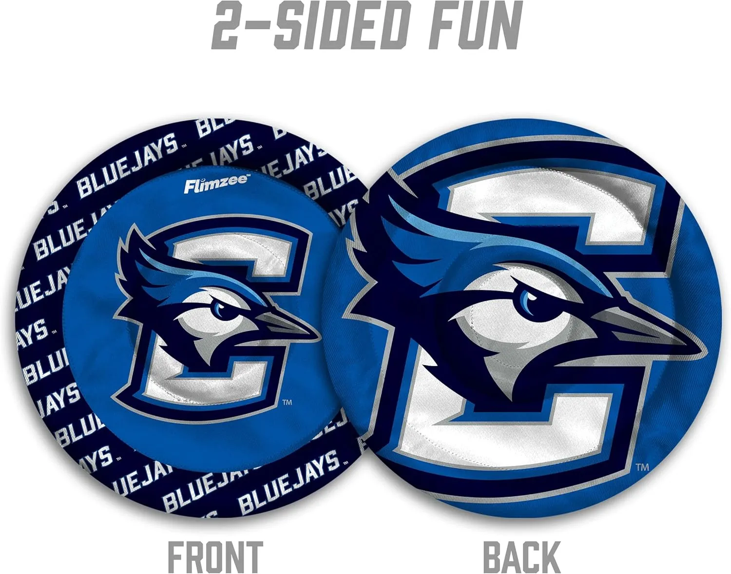 YouTheFan NCAA Creighton Bluejays Flimzee Bean-Bag Flying Disc