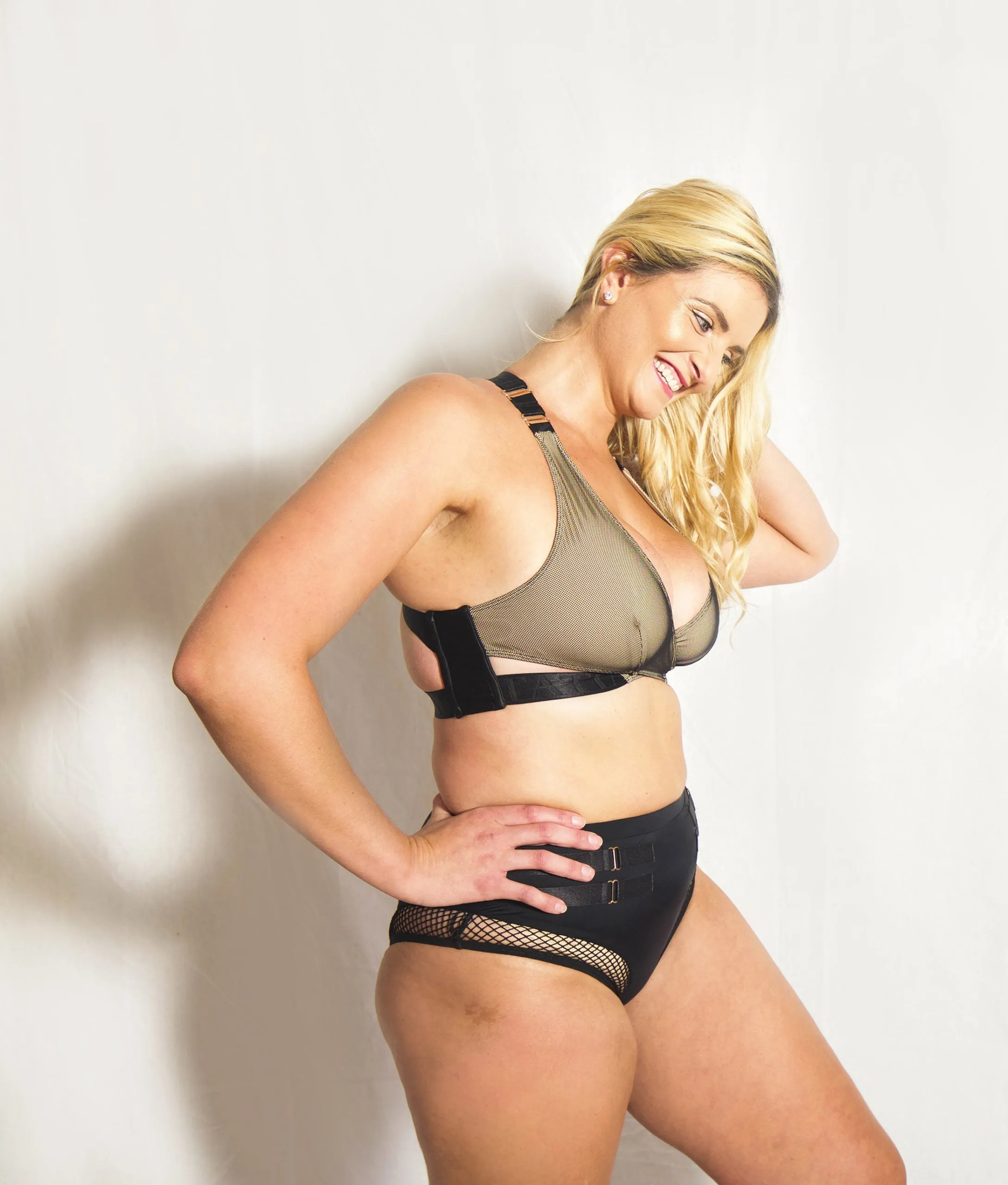 Yuki Bra - Black Mesh