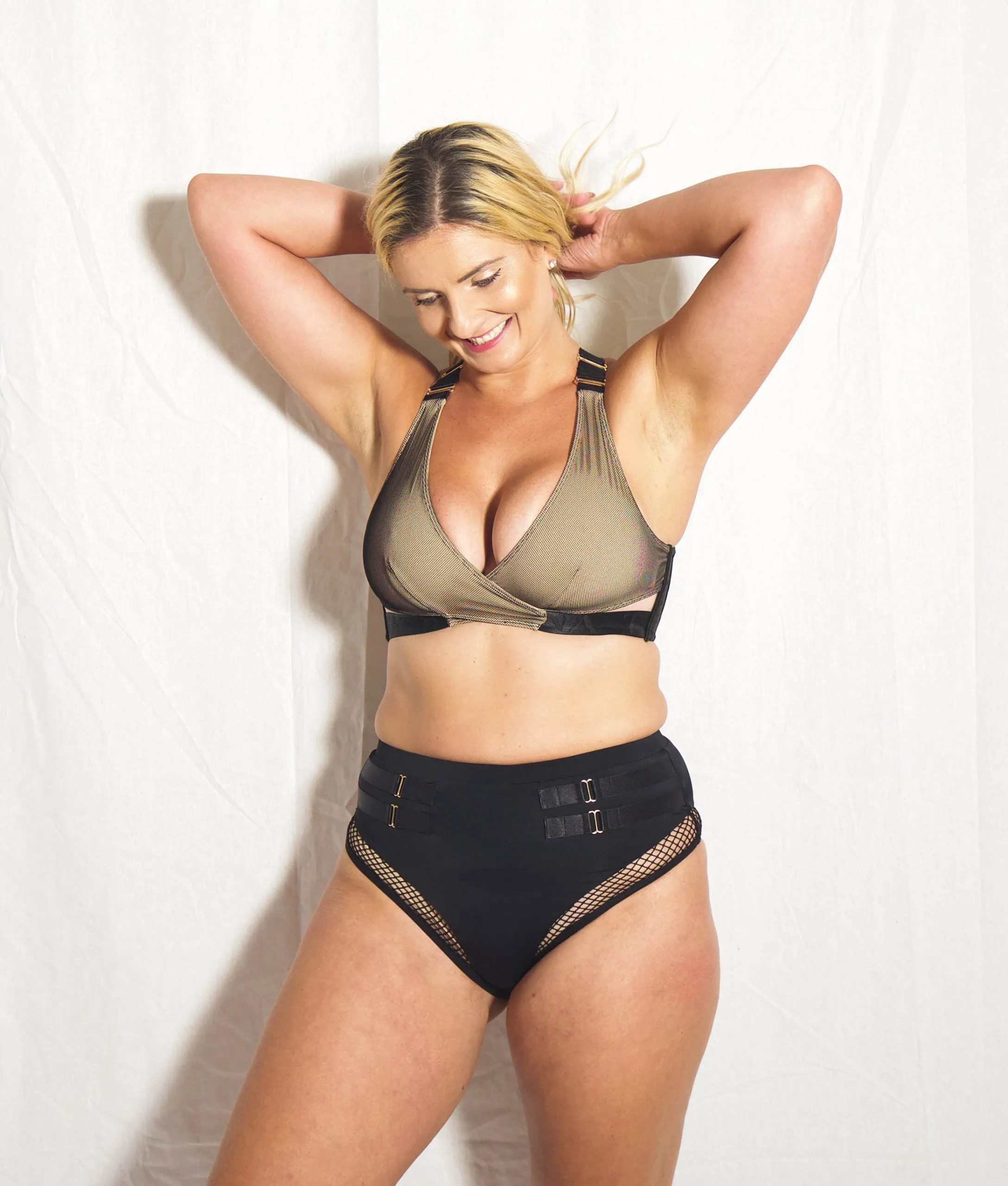 Yuki Bra - Black Mesh