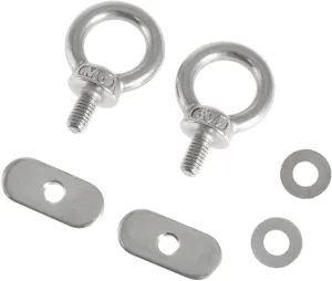 YXYX Kayak Replacement Accessories 4Pcs Kayak M6 Eyebolt Screw Nut Slide Rail Track Stainless Steel Fastener Set Marine Accessories for Kayak Storage, Transfer, Maintenance (Size : 4Pcs)