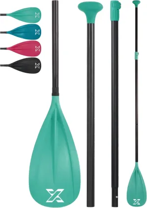 ZLX Paddle Board Paddle, 3 or 4 Piece Adjustable SUP Paddle, Detachable Floating Kayak Paddles, Lightweight Oar with Premium Durable Fiber Blade, for Paddleboard, Surfing, Water Sports Enjoyment