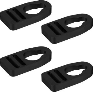 Zonon 4 Pcs Aluminum Strap Kayak Seat Clips and Hooks Kayak Seat Clips Replacement Kit Kayak Seat Repair Clip Kayak Lock Seat Parts Buckle Clip Kayak Accessories