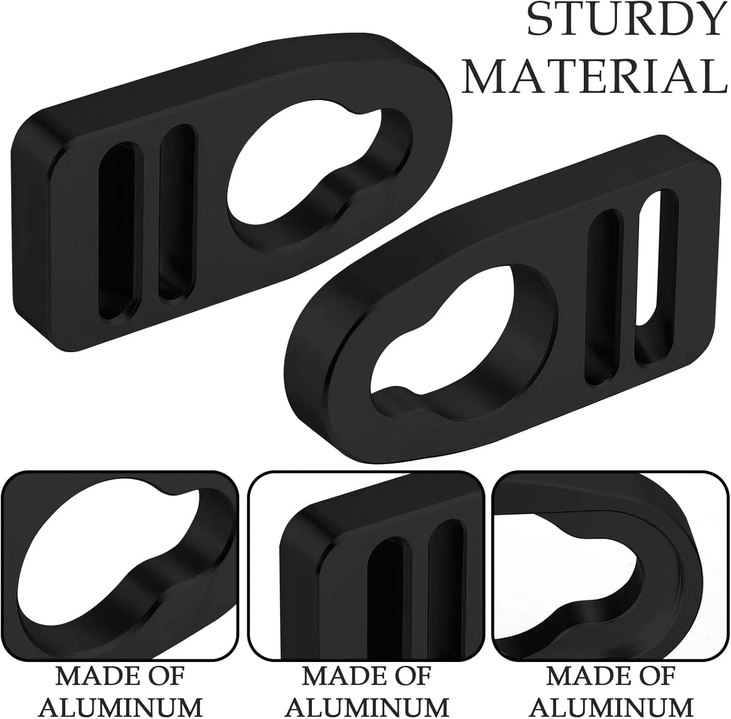 Zonon 4 Pcs Aluminum Strap Kayak Seat Clips and Hooks Kayak Seat Clips Replacement Kit Kayak Seat Repair Clip Kayak Lock Seat Parts Buckle Clip Kayak Accessories